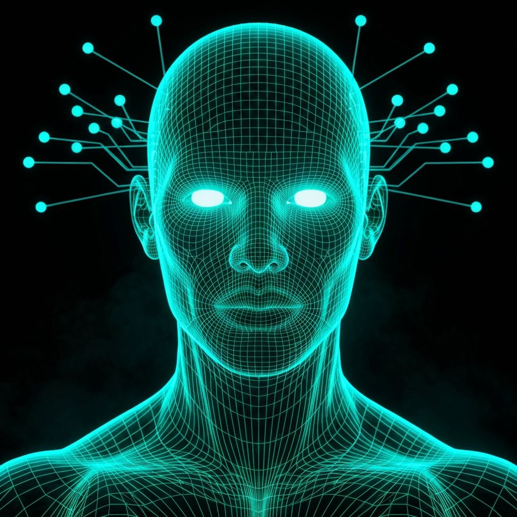 AI neural network visualization
